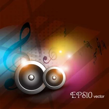 Music design Stock Illustration
