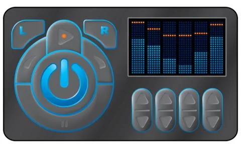 Music device. Stock Illustration