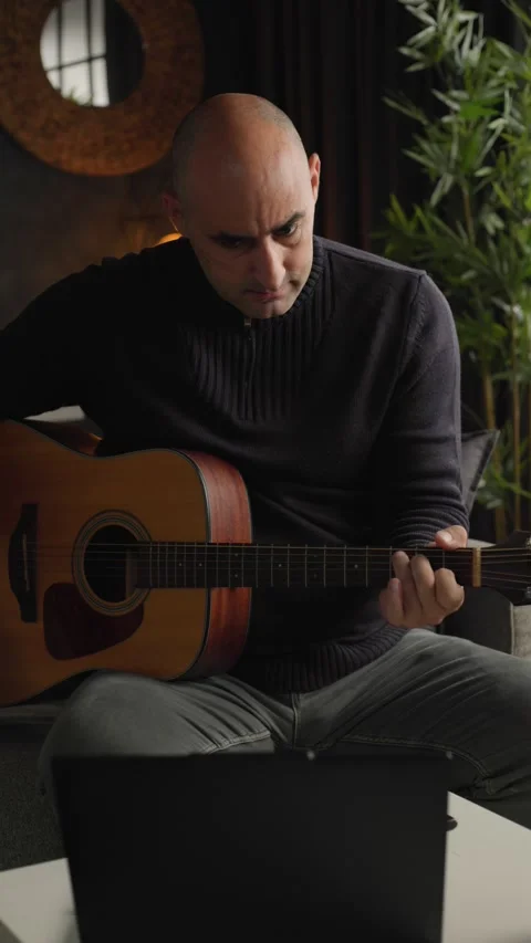 Music education and remote learning concept, Music education and remote Stock Footage 344144113