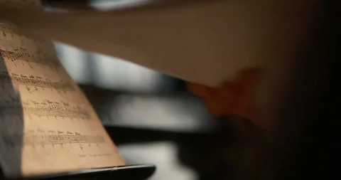 Music education, classical concepts, creative lifestyle storytelling Video stock 329147855