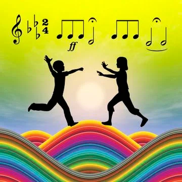 Music Education Stock Illustration