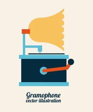 Music elements with flat desiign, vector illustration 스톡 일러스트