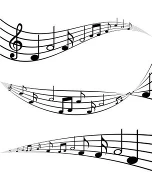 Music elements with flat desiign, vector illustration 스톡 일러스트
