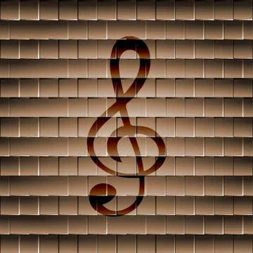 Music elements notes web icon, flat design イラスト素材
