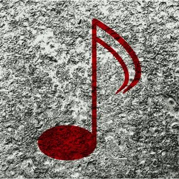 Music elements notes web icon, flat design 스톡 일러스트