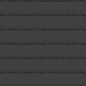 Music elements notes web icon. flat design. Seamless gray pattern. 스톡 일러스트