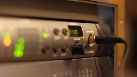 Music Engineering Levels Stock Footage 86620182