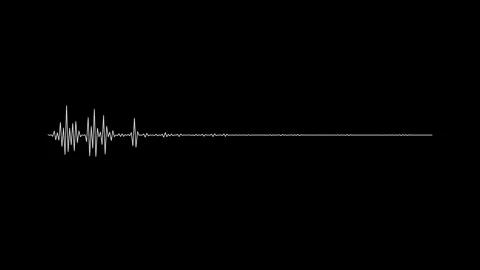 Music equalizer, audio waves or sound frequency in lines. Technology Audio .. Stock Footage 321236048