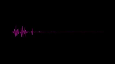 Music equalizer, audio waves or sound frequency in lines. Technology Audio .. Stock Footage 321236056