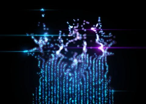 Music equalizer background. Vector illustration. Stock Illustration