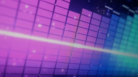 Music Equalizer bar. Audio waveform equalizer on black background Stock Footage 153430496