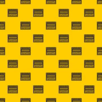 Music equalizer console pattern vector 스톡 일러스트