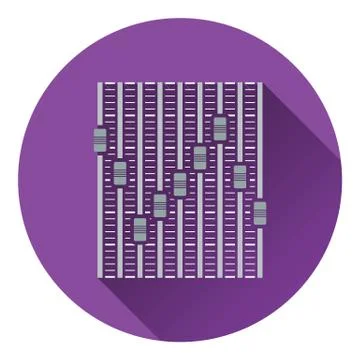 Music equalizer icon Stock Illustration