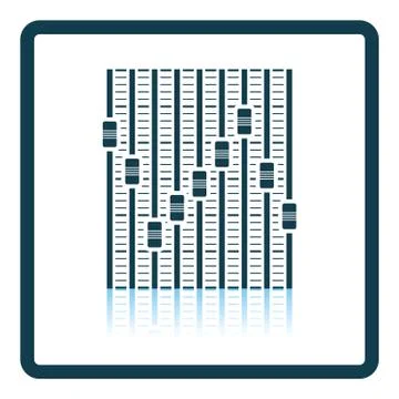 Music equalizer icon Stock Illustration