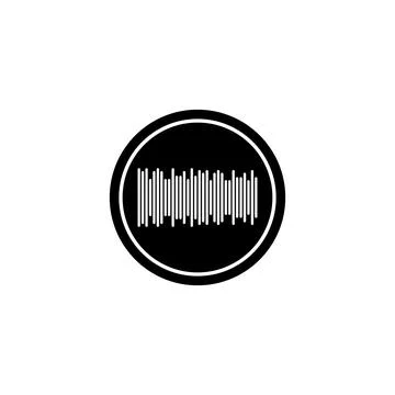 Music equalizer icon vector Stock Illustration
