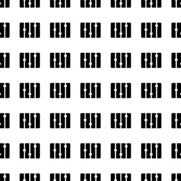 Music equalizer seamless pattern. Vector 库存插图