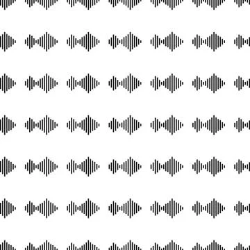 Music equalizer seamless pattern. Vector Stockillustratie