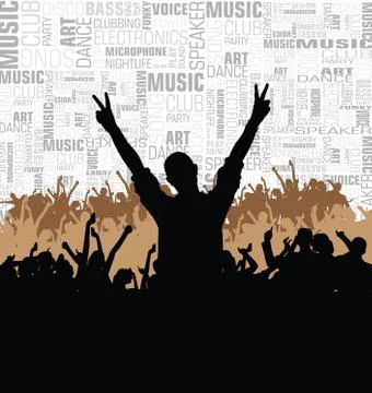 Music event background Illustration