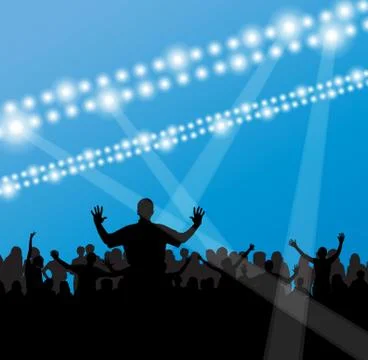 Music event background 스톡 일러스트