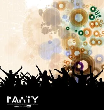 Music event background Stock Illustration