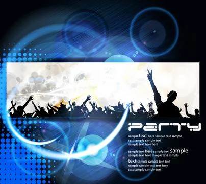 Music event background Stock Illustration