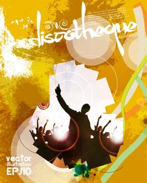 Music event background Stock-Illustration