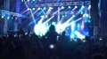 Music fans emotionally singing and dancing together with their beloved band HD Footage