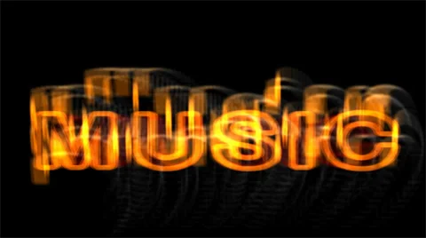Music in flames Stock Footage 33784530