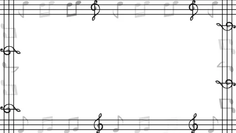 Music frame one Stock Footage 307852859