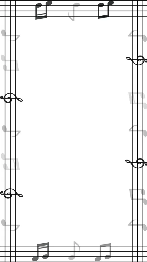 Music frame two Stock Footage 307852862