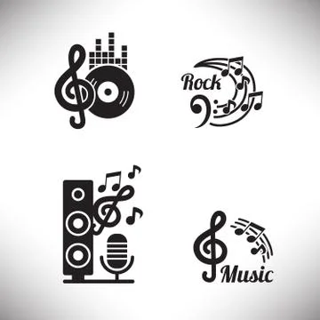 Music graphic elements Stock Illustration