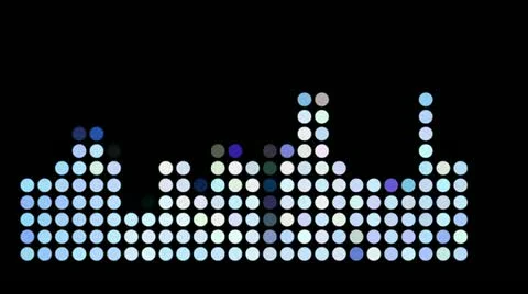 Music graphic equalisers Stock-Footage 10880416