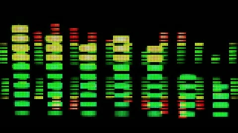 Music graphic equalisers Stock Footage 20624220