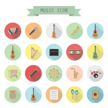 Music icon Stock Illustration
