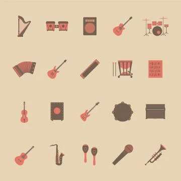 Music icon 스톡 일러스트