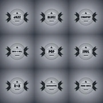 Music icon Illustrazione stock