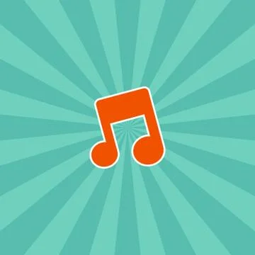 Music icon Ilustração Stock