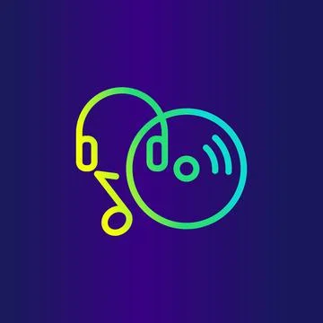 Music icon Stock Illustration