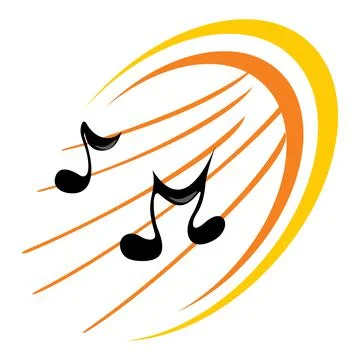 Music icon Illustrazione stock