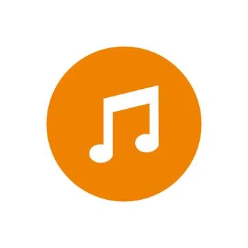 Music icon Logo Design Element. Can be used for Web and App. Symbol design icon Stockillustratie
