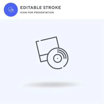 Music icon vector, filled flat sign, solid pictogram isolated on white, logo Stock Illustration