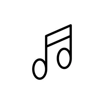 Music icon vector illustration. note music sign and symbol Illustrazione stock