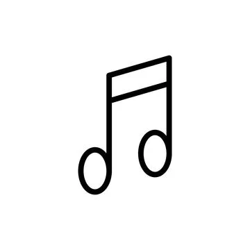 Music icon vector illustration. note music sign and symbol Stock Illustration