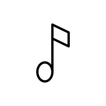 Music icon vector illustration. note music sign and symbol Illustrazione stock