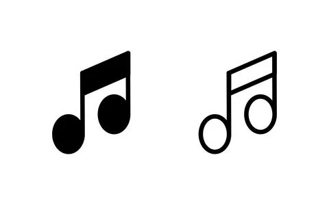 Music icon vector illustration. note music sign and symbol 스톡 일러스트