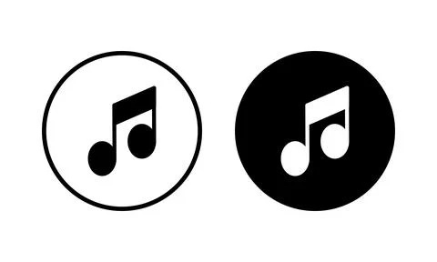 Music icon vector illustration. note music sign and symbol Stock Illustration
