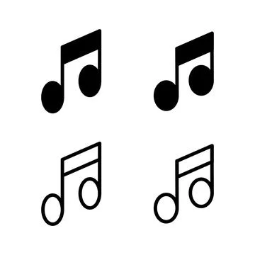 Music icon vector illustration. note music sign and symbol 스톡 일러스트