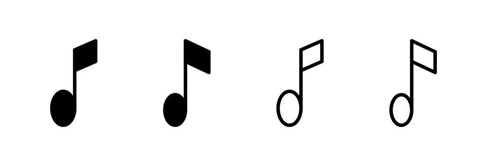Music icon vector illustration. note music sign and symbol Illustrazione stock