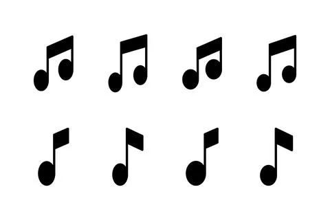 Music icon vector illustration. note music sign and symbol Stock Illustration