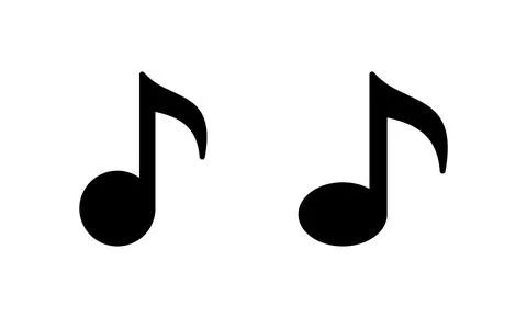 Music icon vector. note music sign and symbol 스톡 일러스트